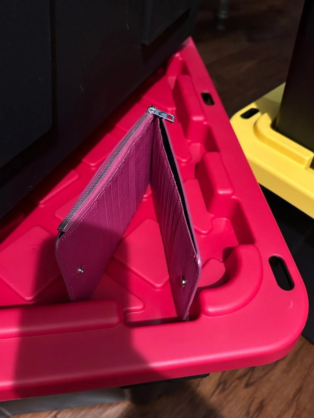 Unbranded Pink Tablet Folio Case with Zippered Pocket
